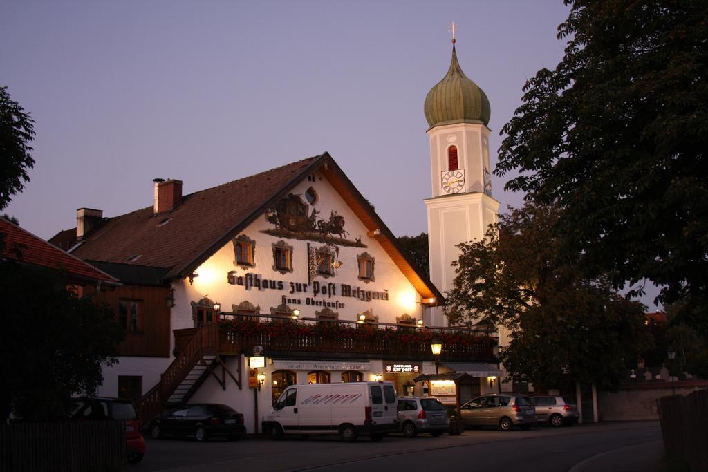 Metzgerei Gasthof Oberhauser - Hotel Zur Post 艾格灵 外观 照片